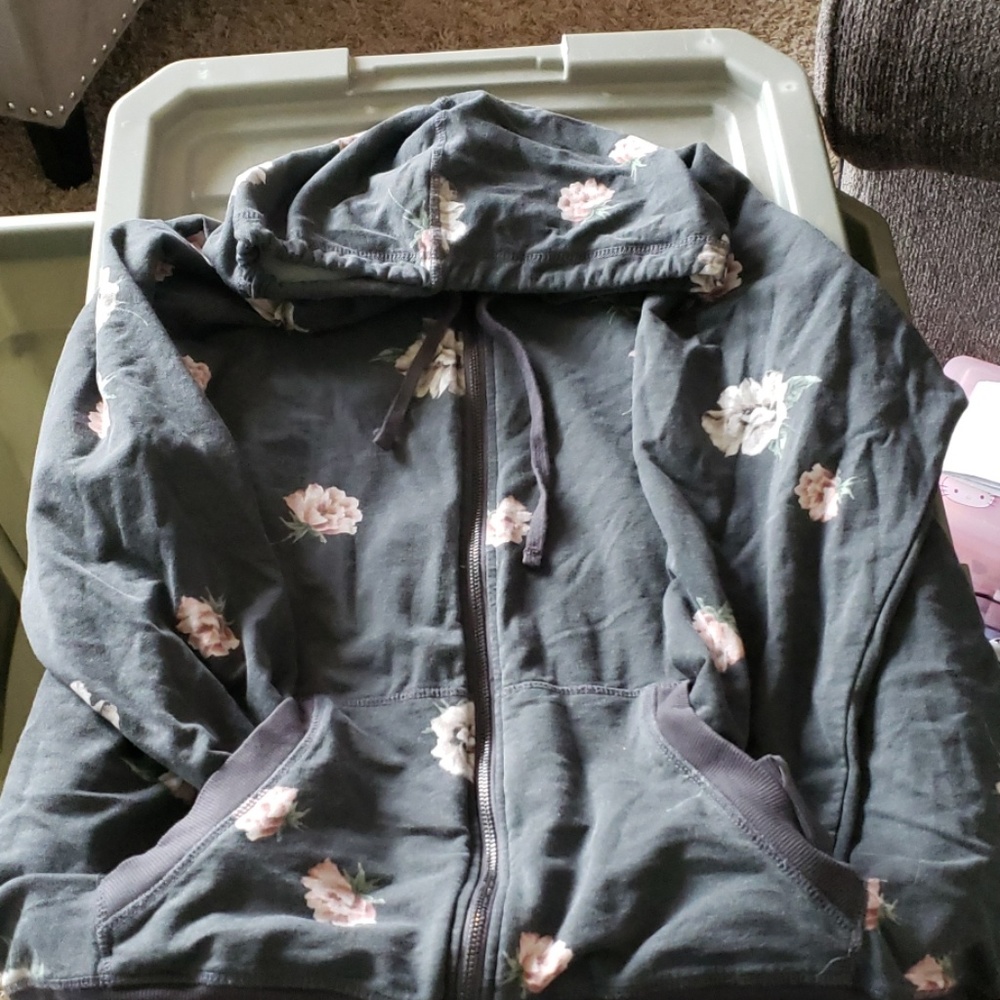 Torrid flower print hoodie size 2